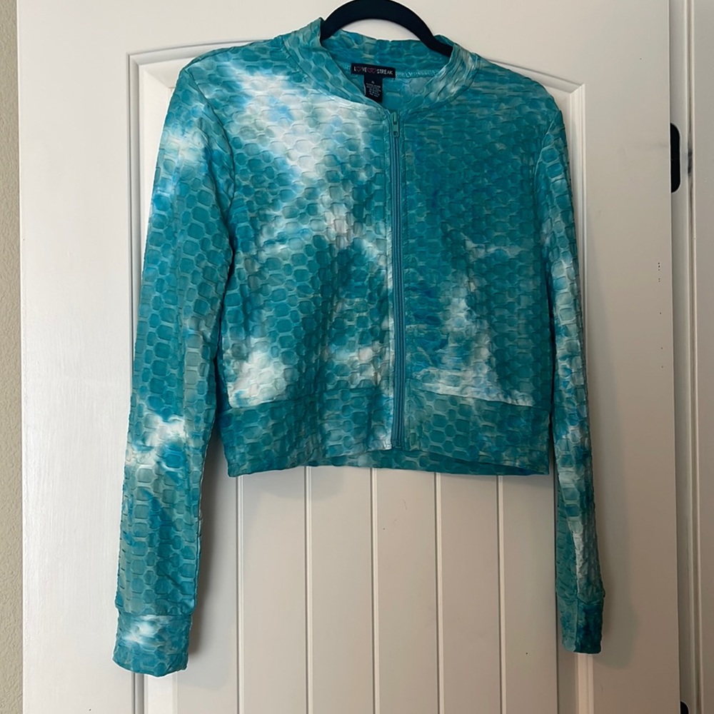 Tye-Dye Crop Jacket